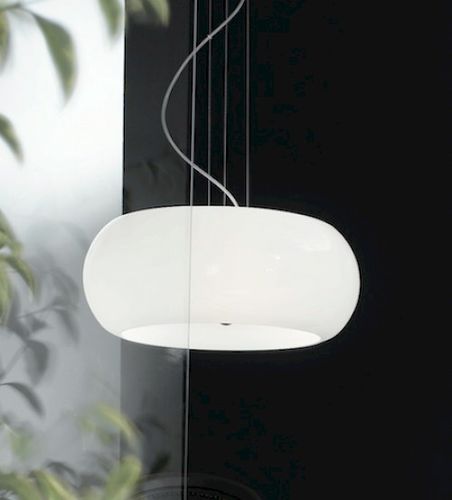 Hängelampe - BULLE - TEAM ITALIA - geblasenes Glas / modern / mit Kabel