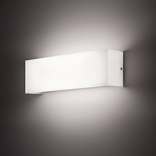Moderne Wandleuchte - COMPACT - TEAM ITALIA - für Außenbereich / Metall / Opalglas