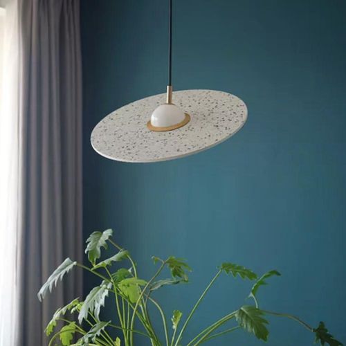 Hängelampe - PLANET - BENTU DESIGN - Edelstahl / Glas / Beton