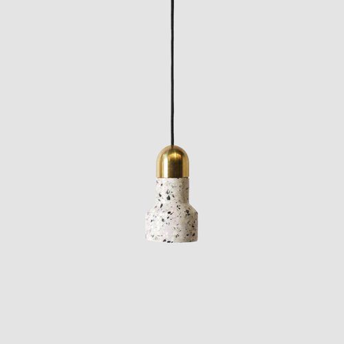 Hängelampe - QIE - BENTU DESIGN - Edelstahl / Beton / modern