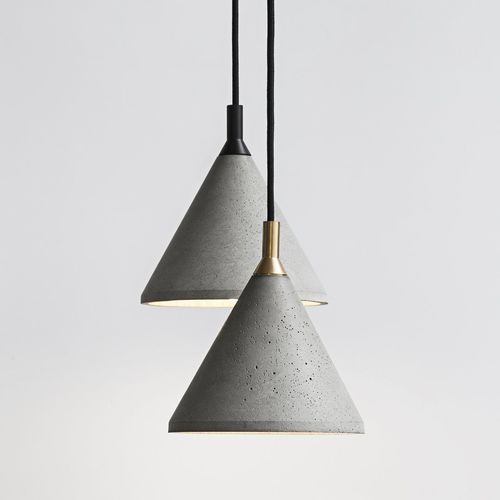 Hängelampe - ZHONG - BENTU DESIGN - Beton / modern / mit Kabel