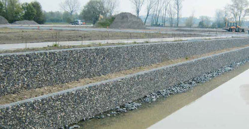Modularer Gabione - Vbionen - zur Verstärkung / für Flussufer
