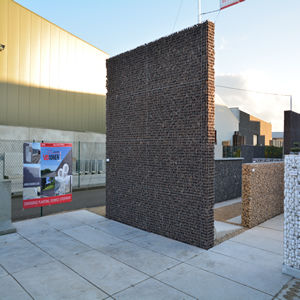 Fertigbau-Lärmschutzwand - Vbionen - Beton / Stahlstrukturen