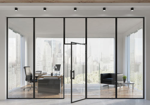 Kugelsichere Glasscheibe - SMART BLINDS - DreamGlass - isolierend / Brandschutz / mit Doppelverglasung