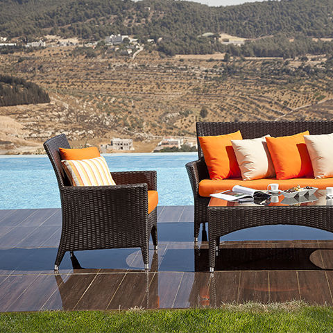 Moderner Sessel - CASTELLO - Rattan House - Rattan / für Garten