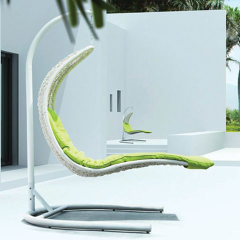 Moderne Sonnenliege - MYA - Rattan House - Rattan / für Garten / hängend