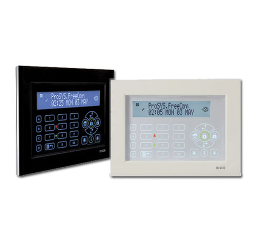 Bedientastatur für Hausautomationssystem - PKR - RISCO Group - mit Touchscreen / mit Näherungskartenleser
