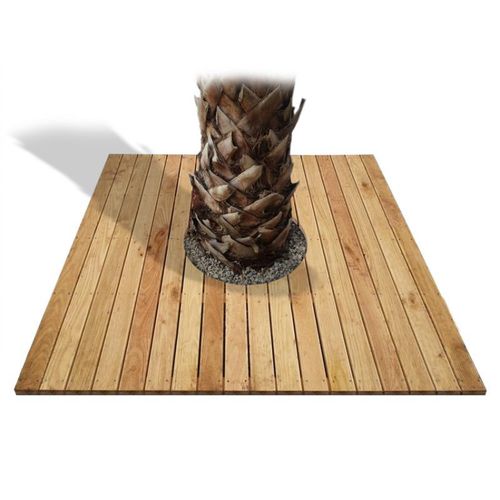 Quadratisches Baumgitter - ZÉPHYR - URBAN-NT - Holz