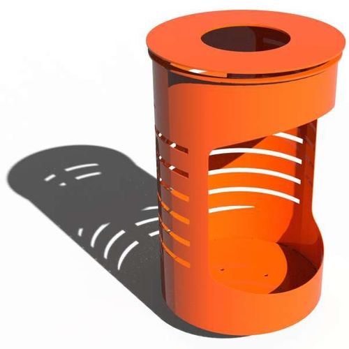 Abfallsack-Halter / Park - MALBOSC - URBAN-NT - bodenstehend / Blech / Antiterror