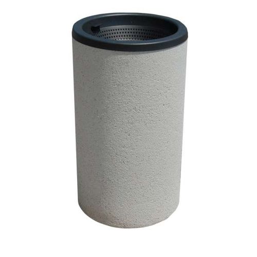 Sockel-Aschenbecher - CORTON - URBAN-NT - Stahl / Beton / für den Außenbereich