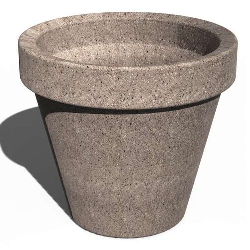Beton-Pflanzgefäß - GRANPOT - URBAN-NT - rund / für öffentliche Bereiche