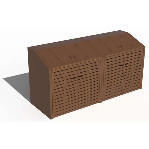 Stahlblech-Mülltonnenbox - Di2100 - URBAN-NT