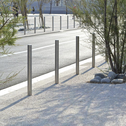 Sicherheitspfosten - CROIX D'ARGENT  - URBAN-NT - stationär / abnehmbar / Edelstahl