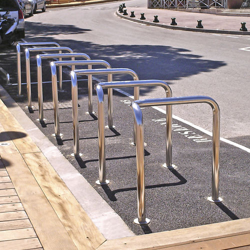 Bodenstehender Fahrradständer - TRAM - URBAN-NT - für öffentliche Bereiche / Edelstahl / für professionellen Einsatz