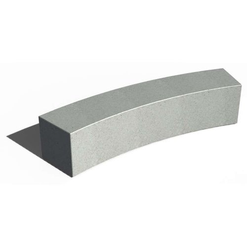 Moderne Bank für den öffentlichen Raum - TETRIS C30 - URBAN-NT - Beton / ohne Rückenlehne / ohne Armlehnen