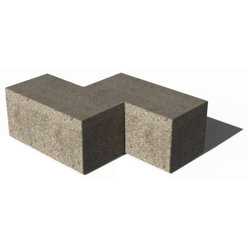 Bank für den öffentlichen Raum / minimalistisches Design - TETRIS Z2 - URBAN-NT - Beton / ohne Rückenlehne / ohne Armlehnen