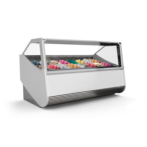 Verkaufskühlvitrine - SCOOP - JORDAO - für Restaurants / für Konditoreien / Metall