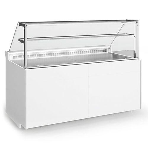 Beheizte Verkaufsvitrine / Verkaufs - KUBO - JORDAO - Stand / zum Aufstellen / für Eis