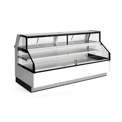 Verkaufskühlvitrine - FUTURO COMBI - JORDAO - Stand / für Konditoreien / Metall