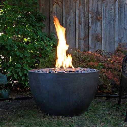 GartenFeuerstelle / Gas SOBA PALOFORM Beton / thermolackiertes