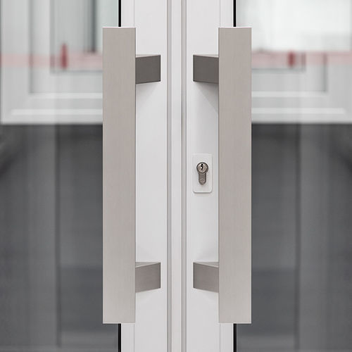 Türstoßgriff - TAU OFFSET - STAC - Aluminium / Zamak / modern