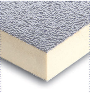 Sandwich-Dämmplatte / für hinterlüftete Fassade - AI6 - Stiferite - für Fußboden / für Wand / 2 Aluminium-Deckschichten