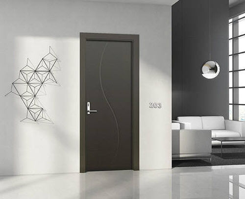 Tür für Innenbereich - LACADA : DUMONT - Portes Castalla - Holz / einflügelig / ohne Verglasung