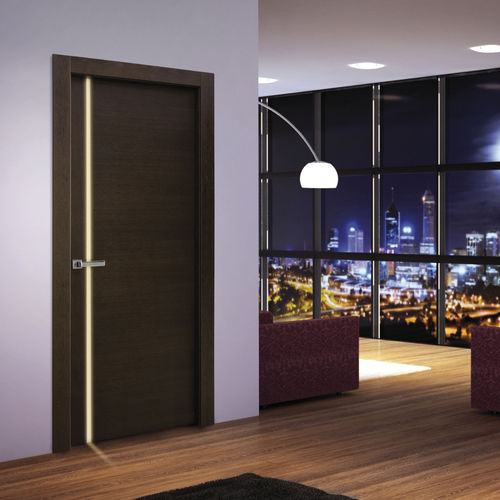 Tür für Innenbereich - EXCLUSIVE : BALI Y CAPRI - Portes Castalla - Eiche / Wenge / einflügelig