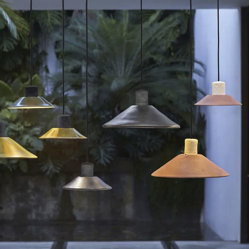 Hängelampe - Raiz - Ames design - Keramik / Kordel / modern