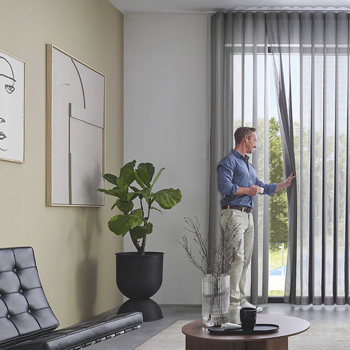 Vertikaler Vorhang - Kadeco Sonnenschutzsysteme GmbH - einfarbig / Stoff