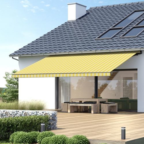 Fallarmmarkise - 110 - Kadeco Sonnenschutzsysteme GmbH - manuell / motorisiert / für Gewerbegebrauch