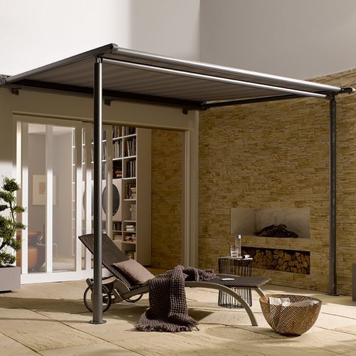 Angebaute Pergola - 645 - Kadeco Sonnenschutzsysteme GmbH - Polyester / Acryl / Stoff