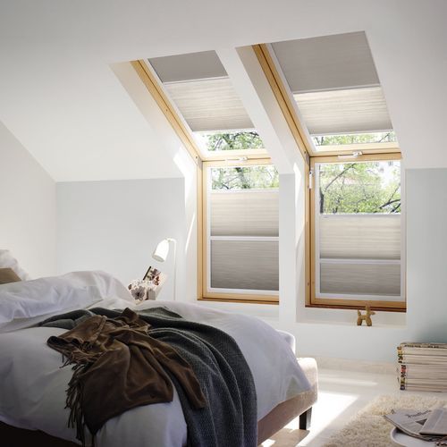 Faltjalousie - ROOFLIGHT HONEYCOMB - Kadeco Sonnenschutzsysteme GmbH - für Dachfenster / Stoff / für Gewerbegebrauch