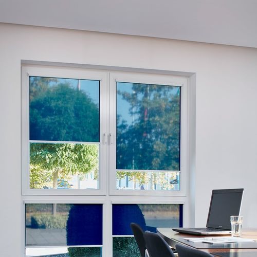 Jalousie mit Kassette - MICROTEX  - Kadeco Sonnenschutzsysteme GmbH - für Fenster / Stoff / PET