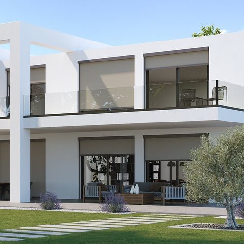 Vertikaljalousie - CLASSIC - Kadeco Sonnenschutzsysteme GmbH - für Fenster / für Pergola / Stoff