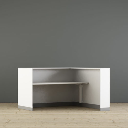 Modulare Empfangstheke - UNIQUE - GLIMAKRA - für Eckeinbau / MDF / Laminat