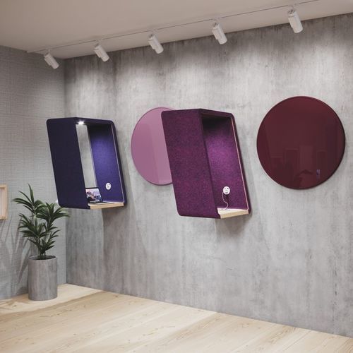 Wandmontiertes Regal - WORKONWALL - GLIMAKRA - modern / MDF / Esche