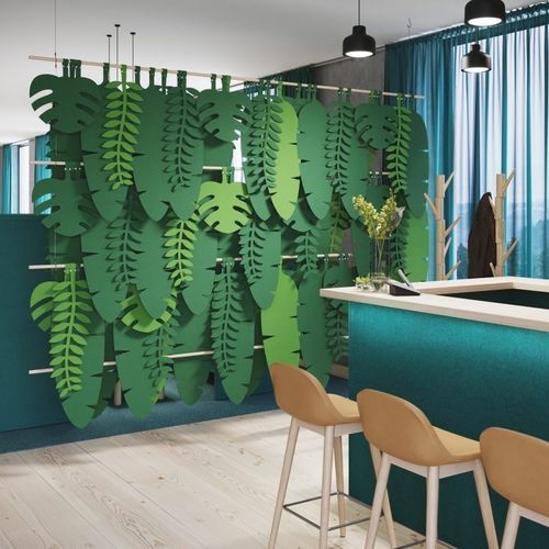 Wandmontierte Akustikplatte - JUNGLE - GLIMAKRA - Filz / Polyester / 3D