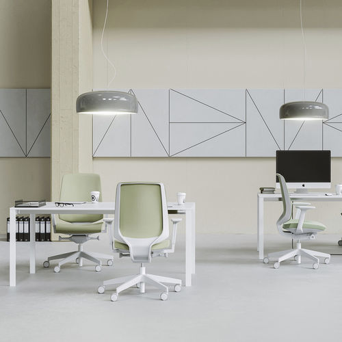 Moderner Bürosessel - LIGHTUP - Profim - Maschen / Polster / ergonomisch