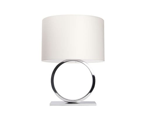 Tischlampe - THEODORA  - QUICK ITALY LIGHTING - Aluminium / Stoff / modern