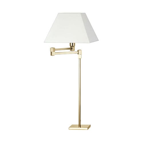 Tischlampe - DENISE 24-30 - QUICK ITALY LIGHTING - Messing / Stoff / modern