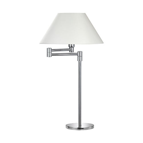 Tischlampe - ISOTTA 30-30 - QUICK ITALY LIGHTING - Messing / Stoff / modern
