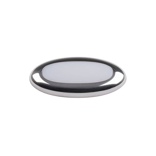 Moderne Wandleuchte - EDEL - QUICK ITALY LIGHTING - für Außenbereich / Edelstahl / oval