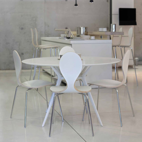 Design-Stuhl - PYT - Plycollection - für den Innenraum / Buche / Wolle