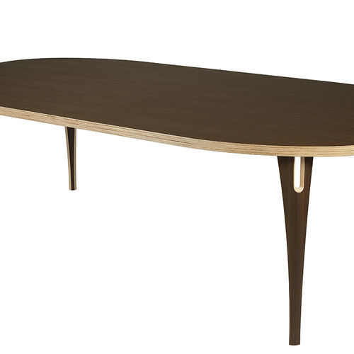Moderner Besprechungstisch - Plycollection - Holz / Eiche / Nussbaum
