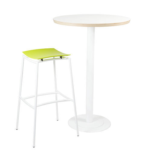 Moderner Stehtisch - MORISS - Plycollection - Eiche / Nussbaum / Birke
