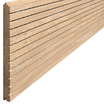 Akustikplatte für Decke - 16/3  - akustik plus Behringen GmbH & Co. KG - für Wand / für Trennwand / Massivholz