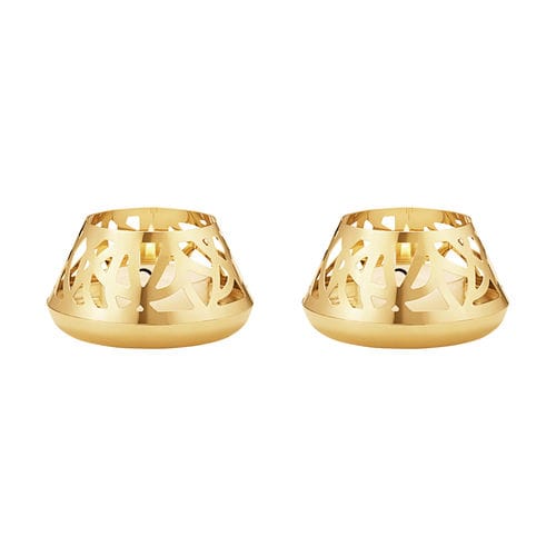 Edelstahl-Kerzenhalter - 10020156 - Georg Jensen - Gold