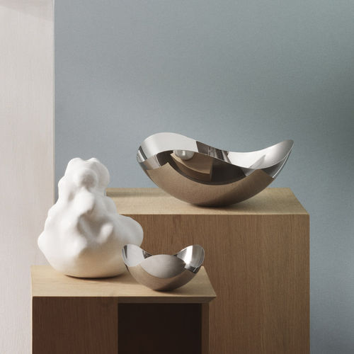 Schale / polierter Edelstahl - 3586282 - Georg Jensen - modern