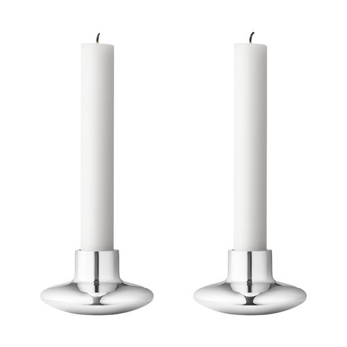 Kerzenhalter / polierter Edelstahl - KOPPEL - Georg Jensen
